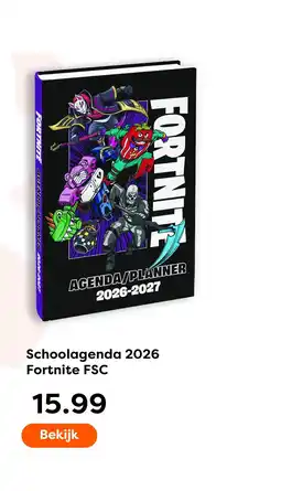 The Read Shop Schoolagenda 2026 Fortnite FSC aanbieding