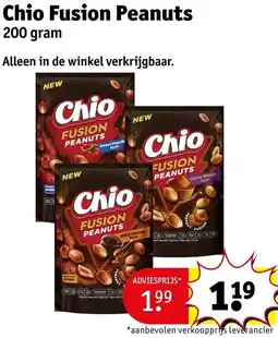 Kruidvat Chio Fusion Peanuts aanbieding