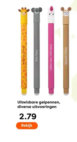 The Read Shop Uitwisbare gelpennen aanbieding