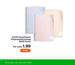 The Read Shop Schrift A5 gelinieerd Polypropyleenomslag SOHO Pastel aanbieding