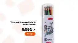 The Read Shop Tekenset Bruynzeel blik 18 delen assorti aanbieding