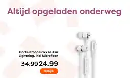 The Read Shop Oortelefoon grixx in-ear lightning aanbieding