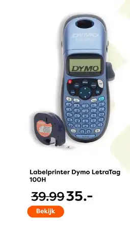 The Read Shop Labelprinter Dymo LetraTag aanbieding