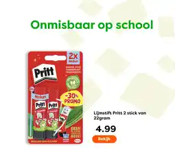 The Read Shop Lijmstift Pritt 2 stick aanbieding