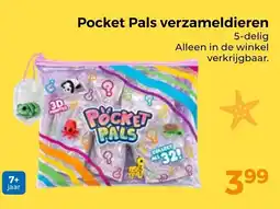 Trekpleister Pocket pals verzameldieren aanbieding