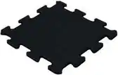 Bol.com Rubber puzzel tegel 15 mm - 50 x 50 cm - Zwart - Fijn granulaat aanbieding