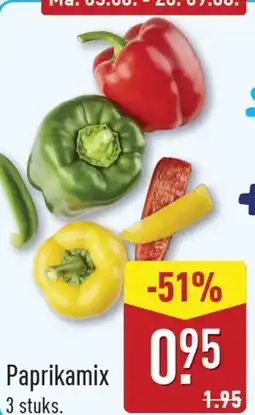 ALDI Paprikamix aanbieding