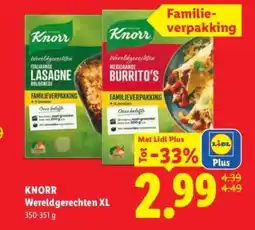 Lidl Knorr wereldgerechten xl aanbieding