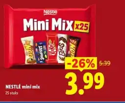 Lidl Nestlé mini mix aanbieding