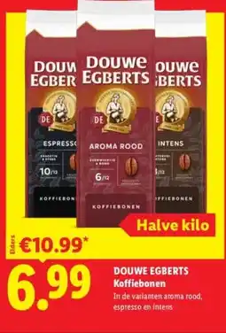 Lidl DOUWE EGBERTS Koffiebonen aanbieding