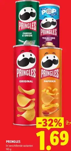 Lidl Pringles aanbieding