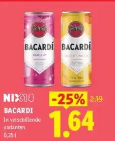 Lidl BACARDI aanbieding