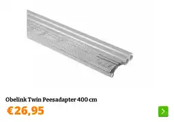 Obelink Obelink twin peesadapter aanbieding