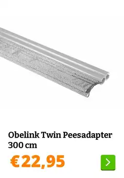 Obelink Obelink twin peesadapter aanbieding
