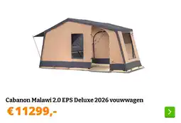 Obelink Cabanon Malawi 2.0 EPS Deluxe 2026 vouwwagen aanbieding
