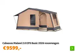 Obelink Cabanon Malawi 2.0 EPS Basic 2026 vouwwagen aanbieding