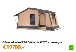 Obelink Cabanon Malawi 2.0 EPS Comfort 2026 vouwwagen aanbieding