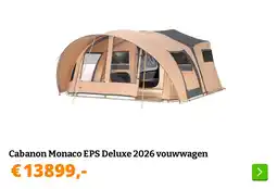 Obelink Cabanon Monaco EPS Deluxe 2026 vouwwagen aanbieding