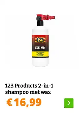 Obelink 123 products 2-in-1 shampoo met wax aanbieding