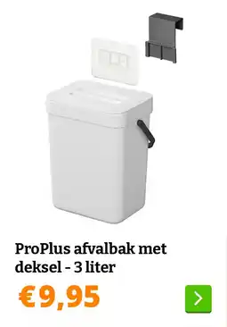 Obelink ProPlus afvalbak met deksel aanbieding