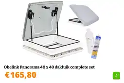 Obelink Obelink Panorama 40 x 40 dakluik complete set aanbieding