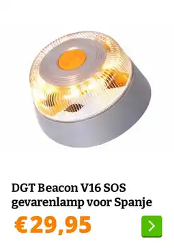 Obelink DGT Beacon V16 SOS gevarenlamp voor Spanje aanbieding