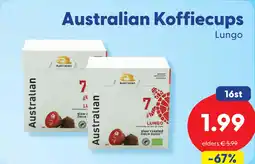 Die Grenze Australian Koffiecups aanbieding
