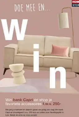 Budget Home Store Win bank capri én shop je favoriete accessoires aanbieding