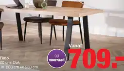 Budget Home Store Eettafel timo aanbieding