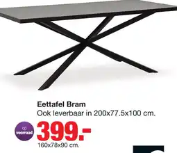 Budget Home Store Eettafel bram aanbieding