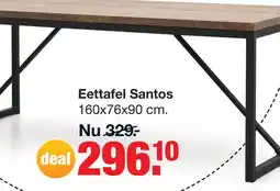 Budget Home Store Eettafel Santos 200 cm aanbieding