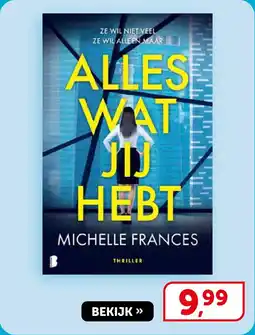 Boekenvoordeel Alles wat jij hebt aanbieding