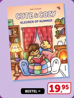 Boekenvoordeel Cute & Cozy - Kleuren op nummer aanbieding