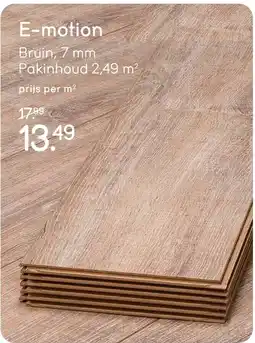 Leen Bakker E-motion laminaat aanbieding