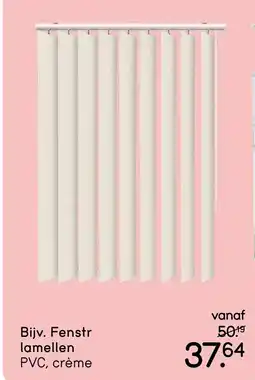 Leen Bakker Fenstr lamellen PVC, crème aanbieding