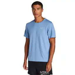 Foot Locker Nike Miler T-shirts Heren - Blauw - Maat XL - Poly Jersey aanbieding