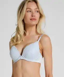 Hunkemoller Hunkemöller Push-up bh Laila Blauw aanbieding