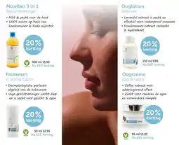 De Rode Pilaren Micellair gezichtsreiniger aanbieding