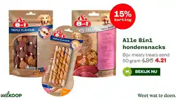 Welkoop 8in1 hondensnacks aanbieding