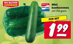 Nettorama Mini komkommers aanbieding