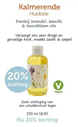 De Rode Pilaren Huidolie aanbieding