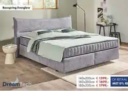 Woonsquare DreamTech Boxspring Everglow aanbieding