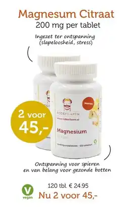 De Rode Pilaren Rodepilaren magnesum citraat aanbieding