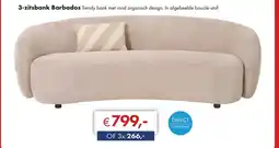 Woonsquare 3-zitsbank Barbados aanbieding