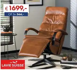 Woonsquare Lavie Suisse relaxstoel aanbieding