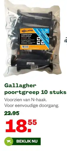 Welkoop Gallagher poortgreep aanbieding
