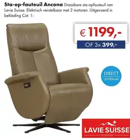 Woonsquare Lavie Suisse Sta-op-fauteuil Ancona aanbieding