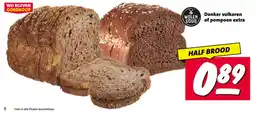 Nettorama Donker volkoren of pompoen extra aanbieding