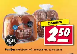 Nettorama Puntjes melkboter of meergranen aanbieding