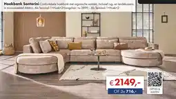 Woonsquare Hoekbank santorini aanbieding
